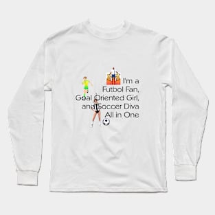 Soccer Girl Long Sleeve T-Shirt